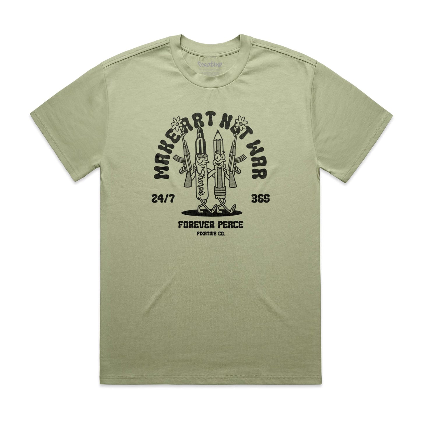 Forever Peace Heavy T-Shirt (Green)