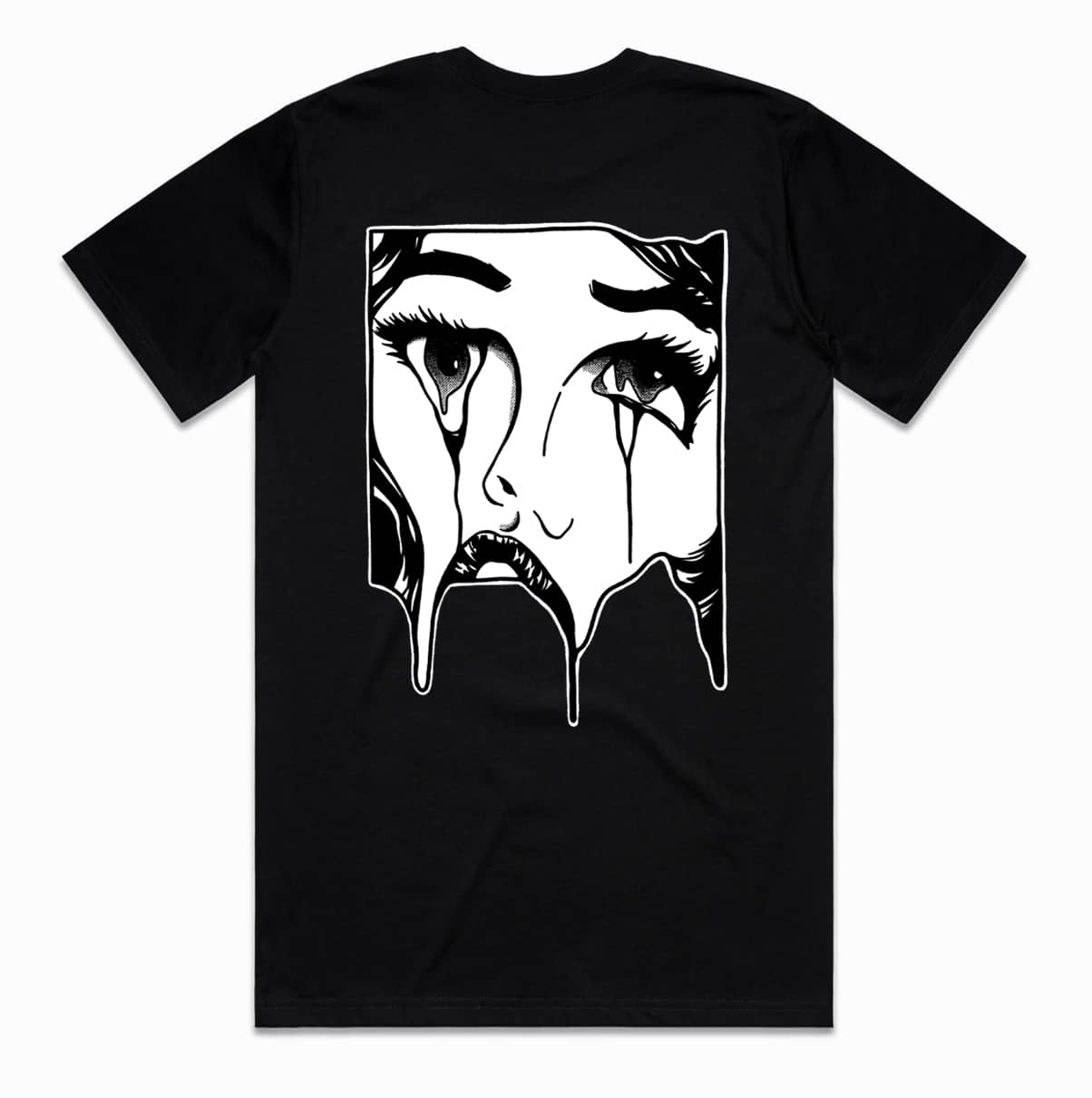 Face Melt T-Shirt (Black)